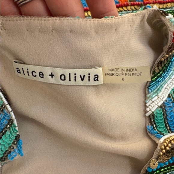 Alice + Olivia Venetia Embellished Dress - Picture 9 of 9